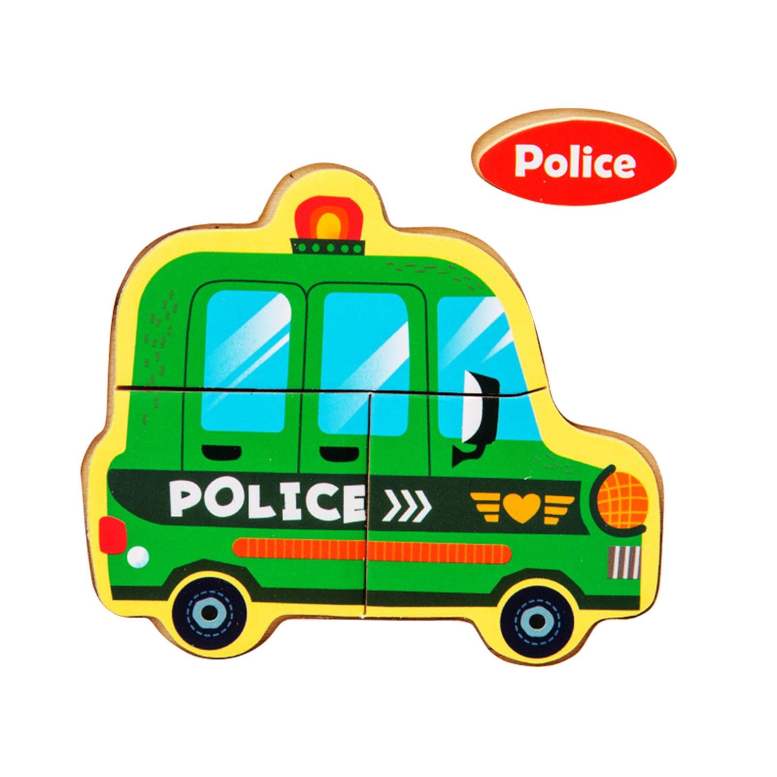 

Детские деревянные пазлы с животными, обучающие игрушки с изображением мультяшных животных