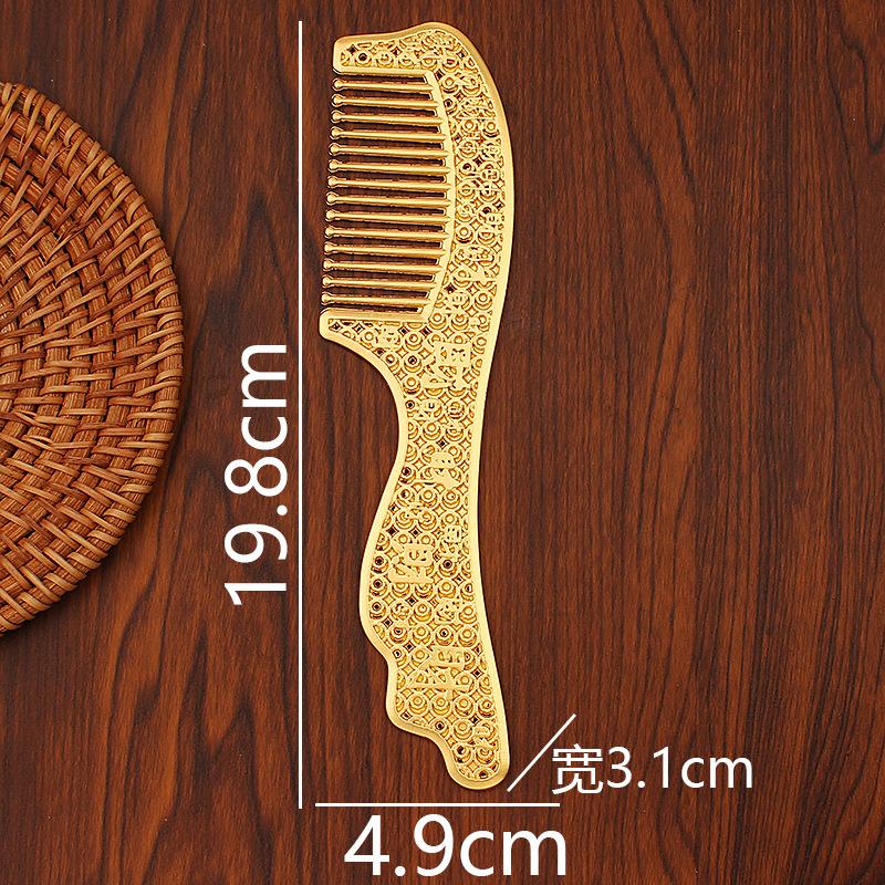 

Сплав Байфу полый гребень товары Гочао Цайфу женский гребень гребень маленький подарок металлические изделия