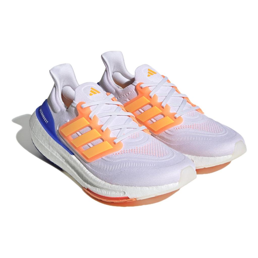 adidas UltraBoost Light Solar Gold Blue Men Sneakers White Cloud-White Lucid-Blue HQ6352
