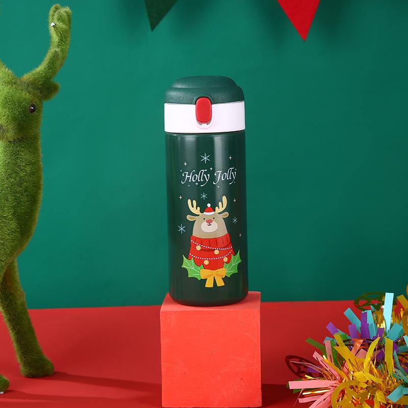 High-Quality 304 Stainless Steel Insulated Children's Cartoon Water Bottle - Mini Pea Cup for Girls