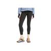 Pantalones Deportivos de Punto Casuales para Exteriores Cómodos de Corte Ajustado con Logo para Mujer Negro A61W8-001