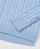 LEFTSEOUL Screw Collar Knit [Sky]