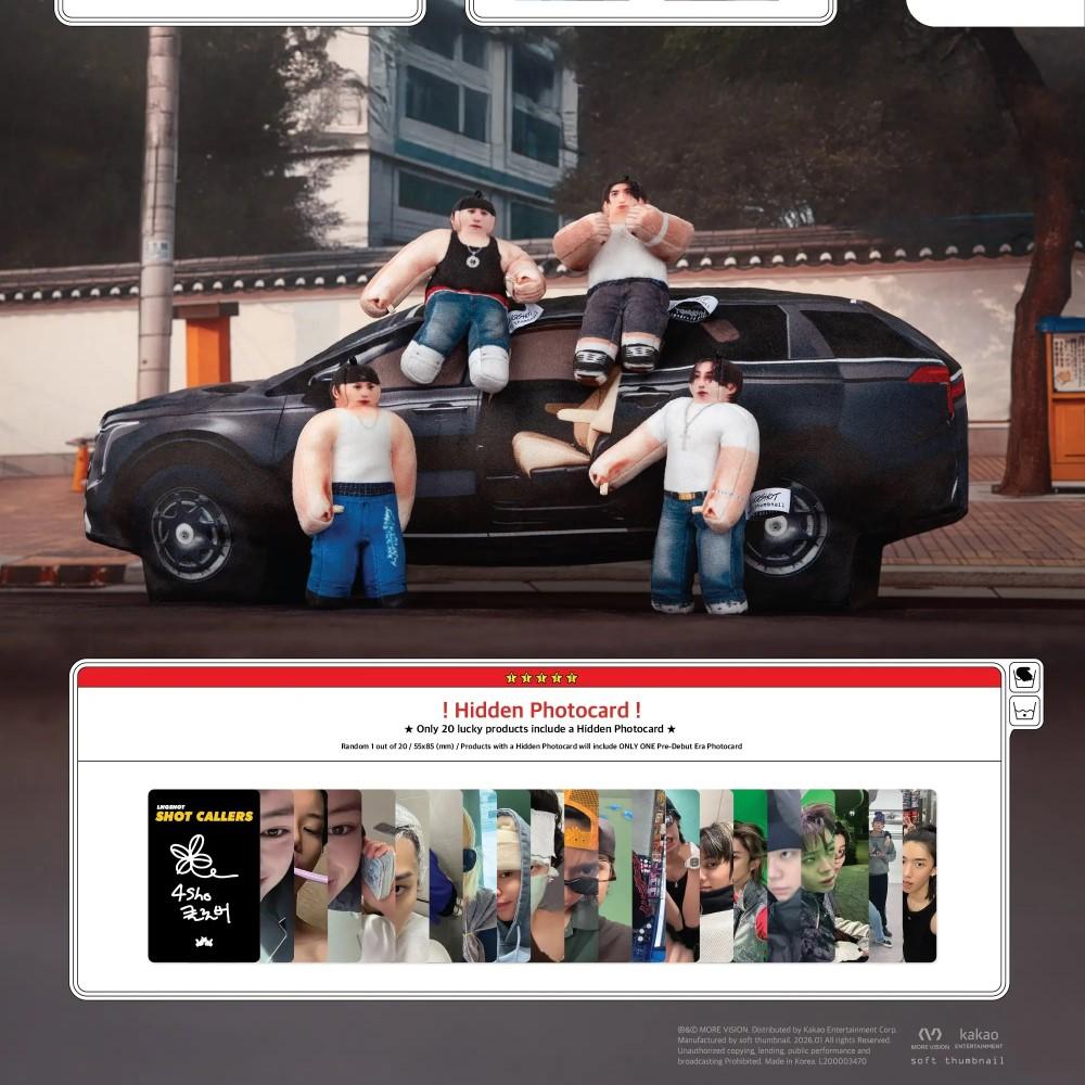 LNGSHOT [SHOT CALLERS] EP Album CHARACTER