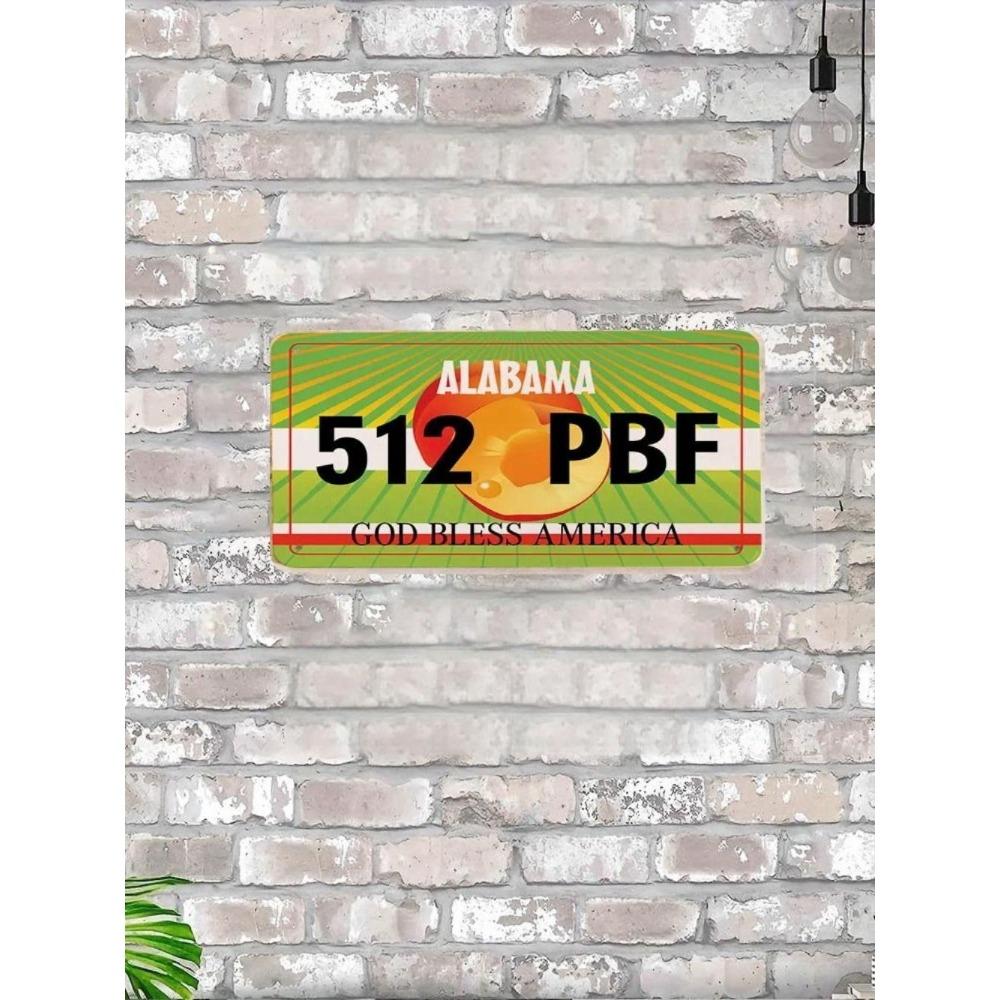 NÁS. registrační značka, USA. SPZ, kovová, 15x30 cm.