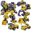 6 IN 1 NBK 42CM Devastator Toy Transformation KO Robot Car combination Action Figure excavator Blender Model Kid Christmas gif