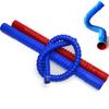 Universal Length 400mm Silicone Flexible Steel Wire Corrugated Hose Air Intake Pipe Radiator Tube High Pressure Temperature