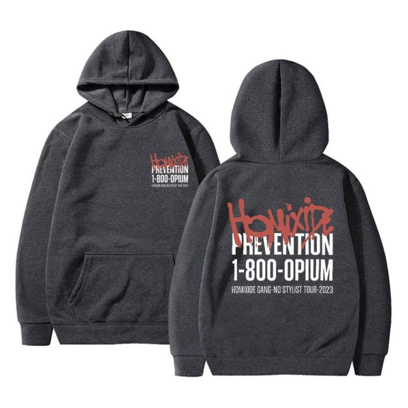 Homixide Gang No Stylist Tour Hoodie Autumn and Winter Sweatshirt Men Womnen Fashion Pullover Men's Fleece Hoodies