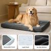 Bedsure Matelas Chien Memoire de Forme - Coussin Grande Taille Orthopedique, Tapis Lavable et Antiderapant, Lit pour Chien Interieur