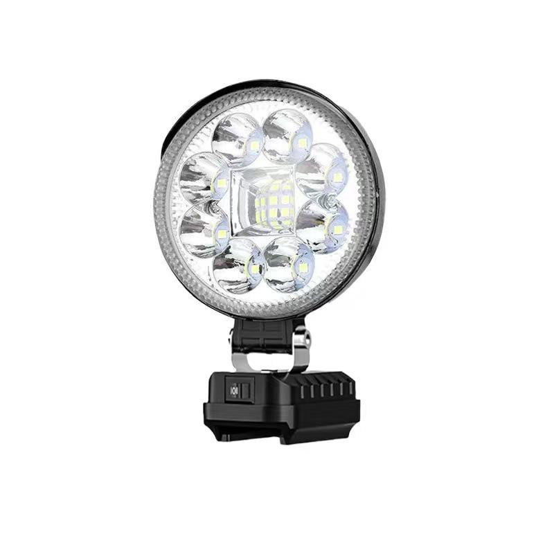 For Mk 14.4V-18V Work Light Led Outdoor Flashlight Camping Lamp Li-Ion Battery Emergency Lighting Cordless Lantern