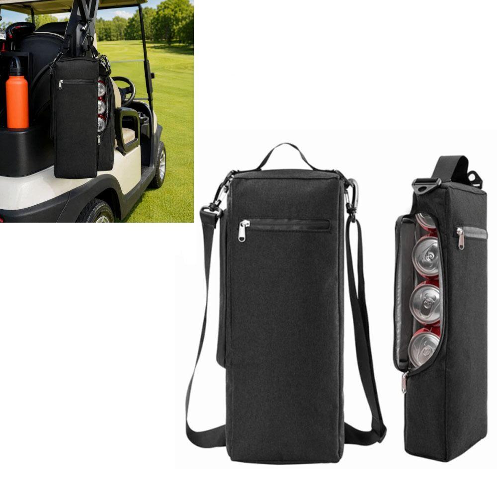 Oxford Fabric Golf Cooler Bag Soft Golf Bag Cooler Sleeve Durable Insulated Drink Cooler Beach