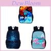 Mr Beast Lightning Cat Backpack For Students And Outdoor Use Nylon Creative Pattern