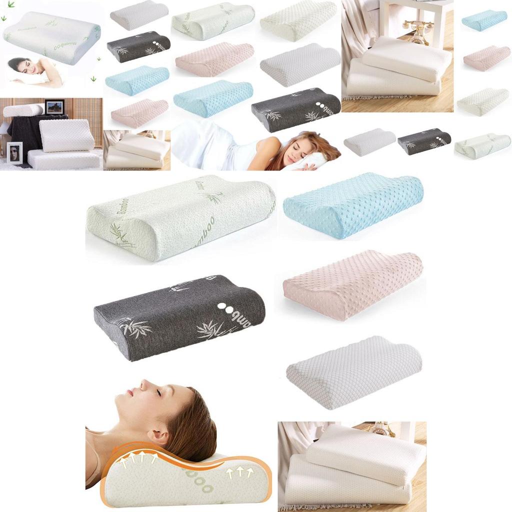 Skin Friendly Bamboo Memory Foam Pillow With Fine Workmanship For Superior Comfort