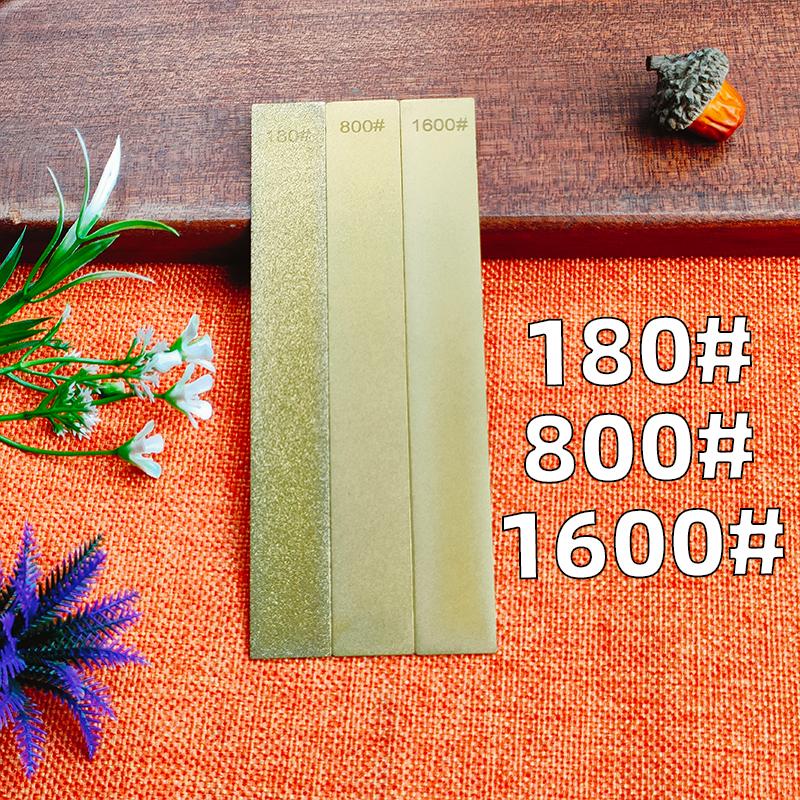 Godlen color Diamond Stone No Base Used Knife Sharpener Diamond Whetstone Grinding Stone Sharpening Stone Bars Kitchen Tool