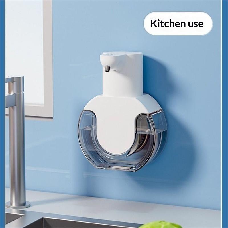 420 ml Smart Sæbedispenser Berøringsfri Bevægelsessensor Håndvaskenhed Vægmonteret Flydende Sæbedispenser Flydende/Skum Model