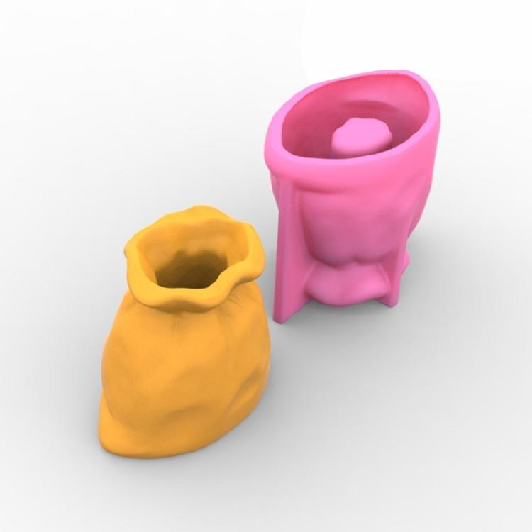 Sack Resin Molds Silicone for Vase, Epoxy Resin Mold for Flower Vase, Silicone Molds for Resin Casting, DIY Art Crafts