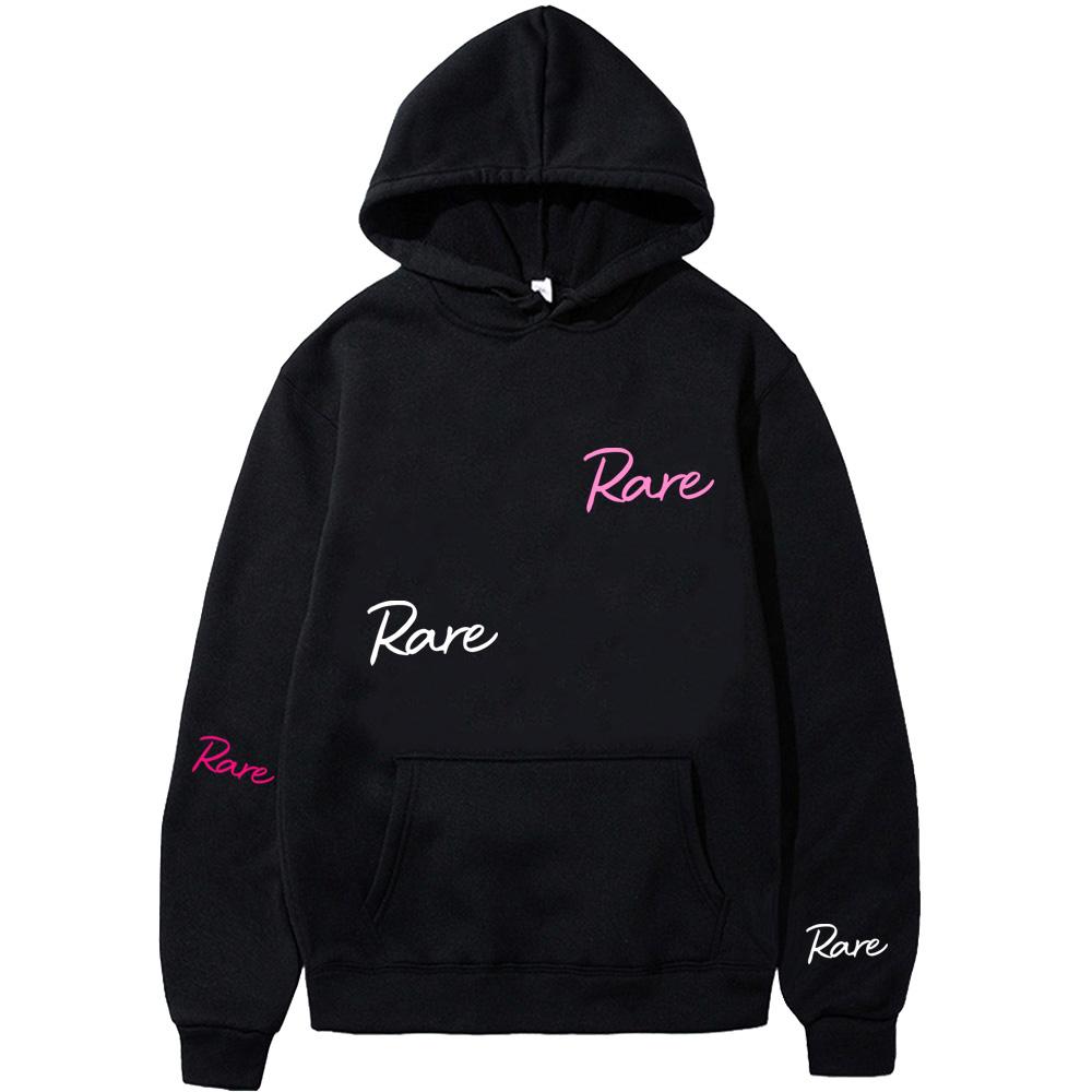 

РАРИТНЫЙ Принт ТОЛСТОВКА Селена Гомес 2025 НОВАЯ Унисекс Толстовка Удобный Свитшот Короткий Рукав Готическая Одежда Топы с Длинным Рукавом M чёрный