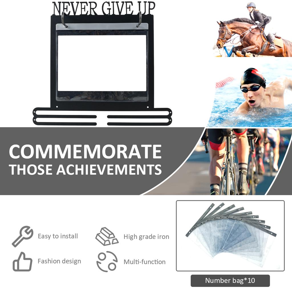 Medal Hanger Display Wall Mounted Run Player Medals Stand Running Marathon Race Sports Home Badge Organizer