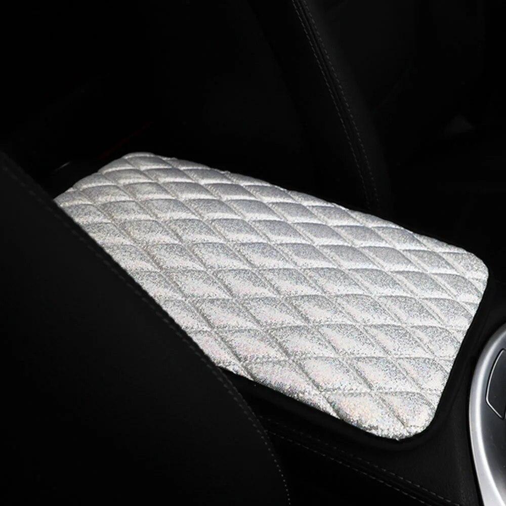Verdicken Auto Armlehne Pad Armlehne Abdeckung Konsole Box Matte Innen Atmungsaktive Auto Armlehnen Lagerung Box Matten Zubehör Universal