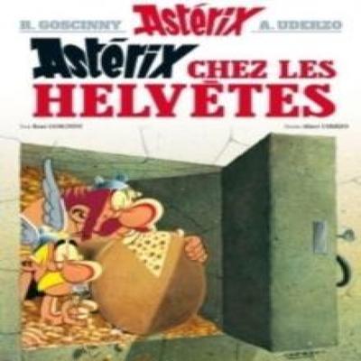 Asterix Chez Les Helvetes by Rene Goscinny Hardback Book 9782012101487