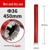 Threaded Diamond Drill Bit for Dry & Wet Use - Ideal for Hole Opening and Air Conditioning Drilling.