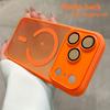 Luxury Magnetic Lens Protector Matte Clear Case for IPhone 17 16 15 14 Plus 13 12 11 Pro Max for Magsafe Wireless Charger Cover