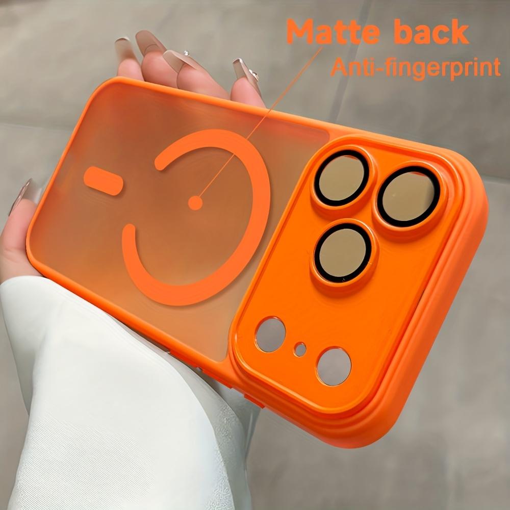 Luxury Magnetic Lens Protector Matte Clear Case for IPhone 17 16 15 14 Plus 13 12 11 Pro Max for Magsafe Wireless Charger Cover