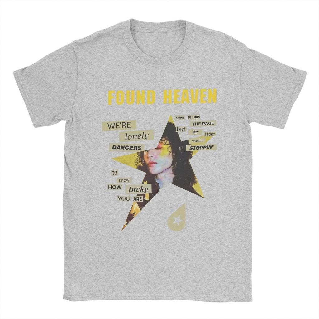 Found Heaven Conan Gray T-Shirts for Men Funny Cotton Tees Crew Neck Short Sleeve T Shirts 4XL 5XL 6XL Tops