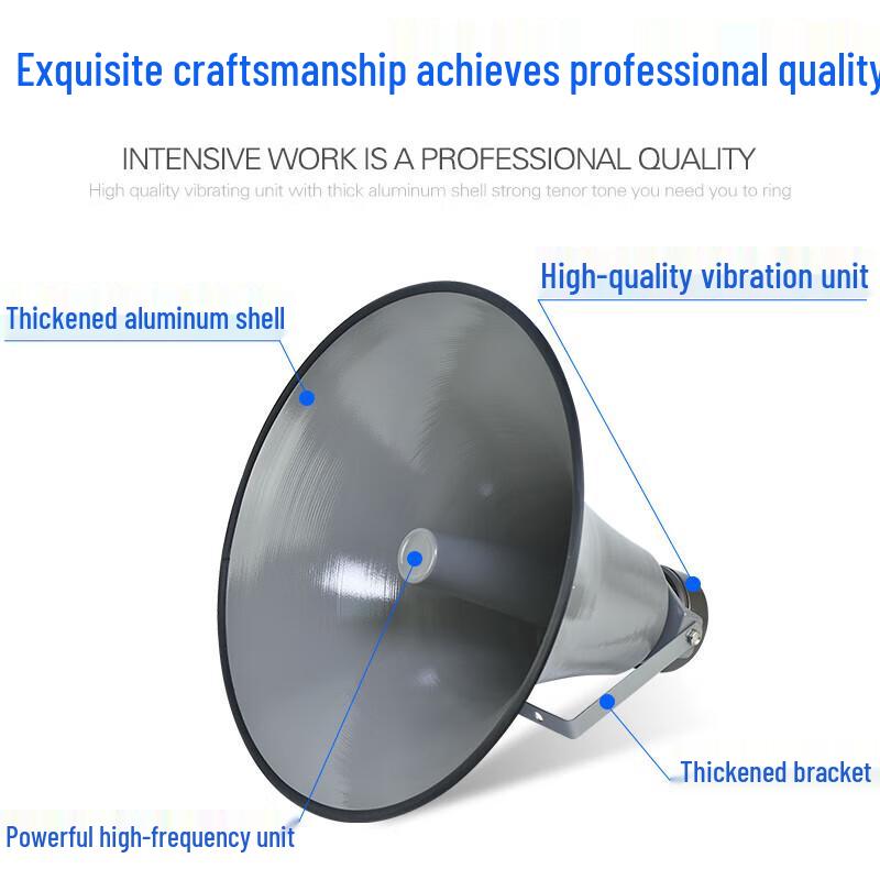 LINGSHENG Outdoor Public Address System with Horn Speakers