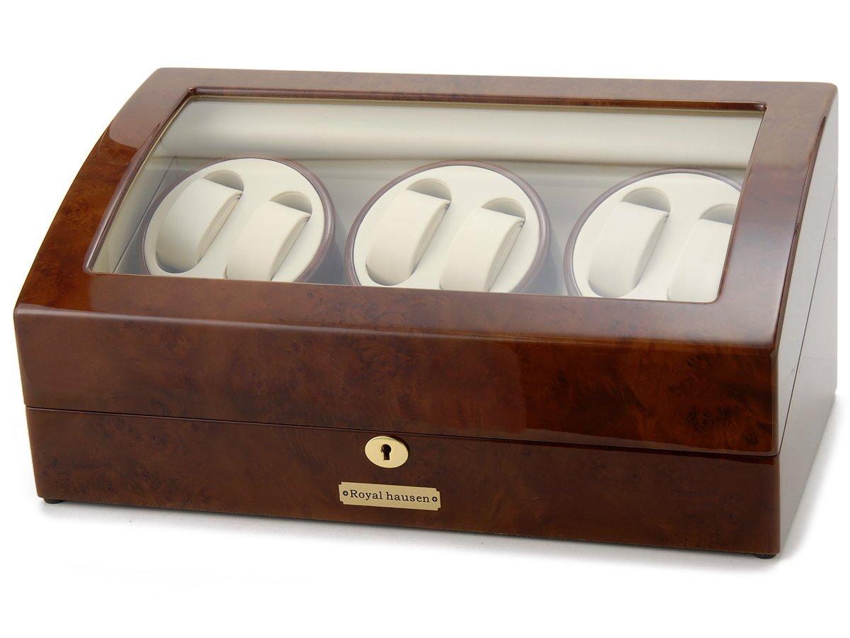 

Розкішна дерев яна вітрина Royal hausen для 6 пляшок 7 місць для зберігання (Royal hausen) + GC03-T31 [товар] коричневий