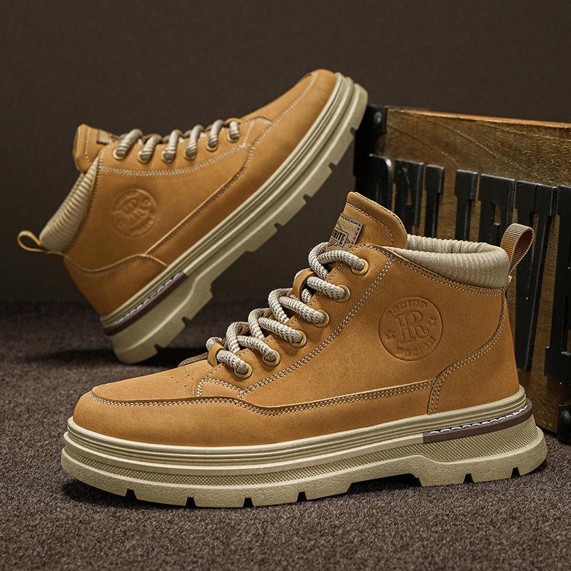 A 2025 workwear boot Men's 2025 new autumn labor insurance leisure outdoor mountaineering Martin boots