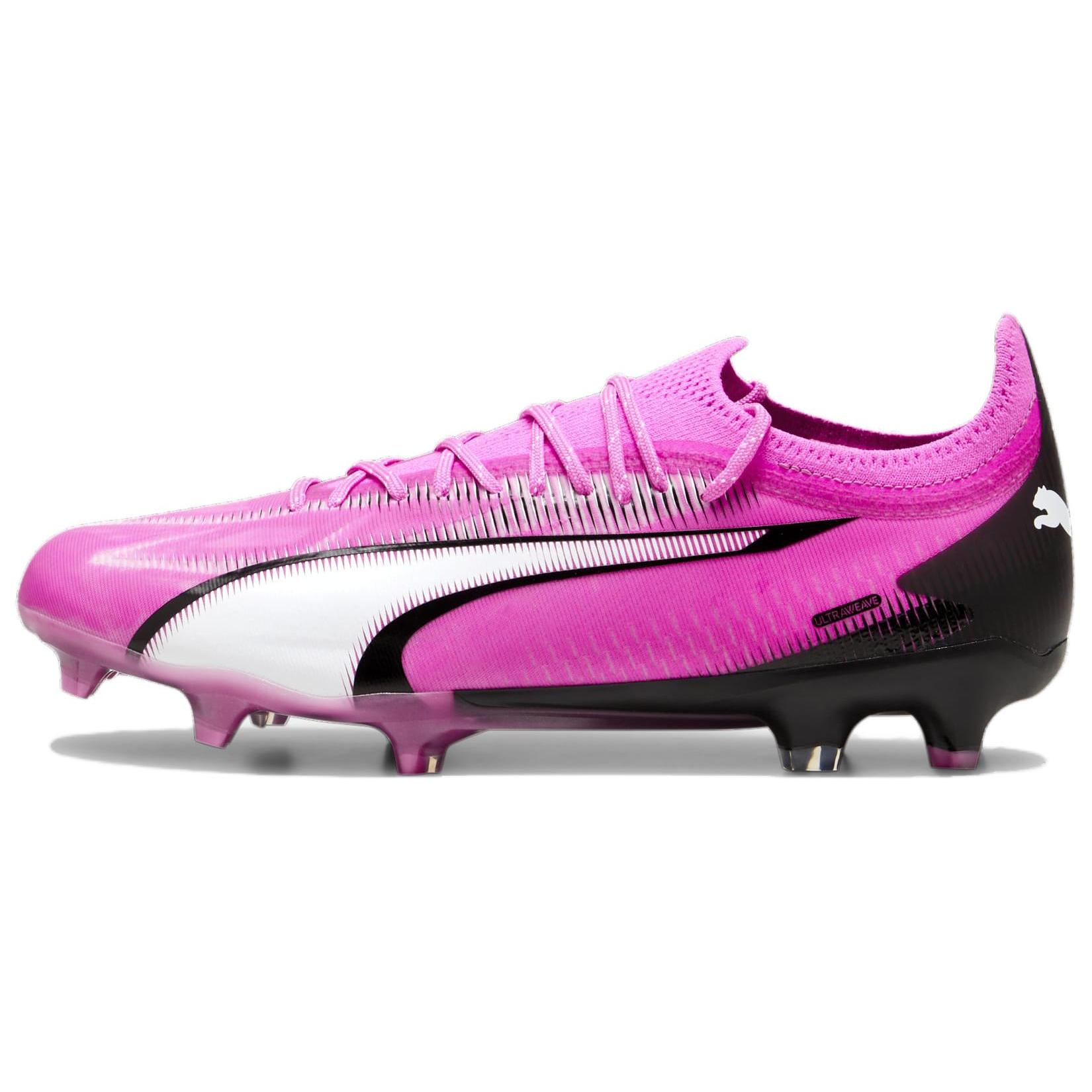 

New PUMA Ultra Ultimate Fg Cleats Pink White Black 107744-01 46