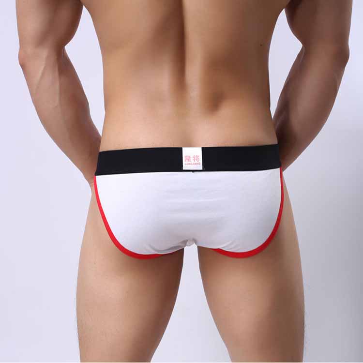 3 szt. Cienka bawełniana bielizna męska Sexy Fashion U wypukła figi Wygodna oddychająca krótka bielizna