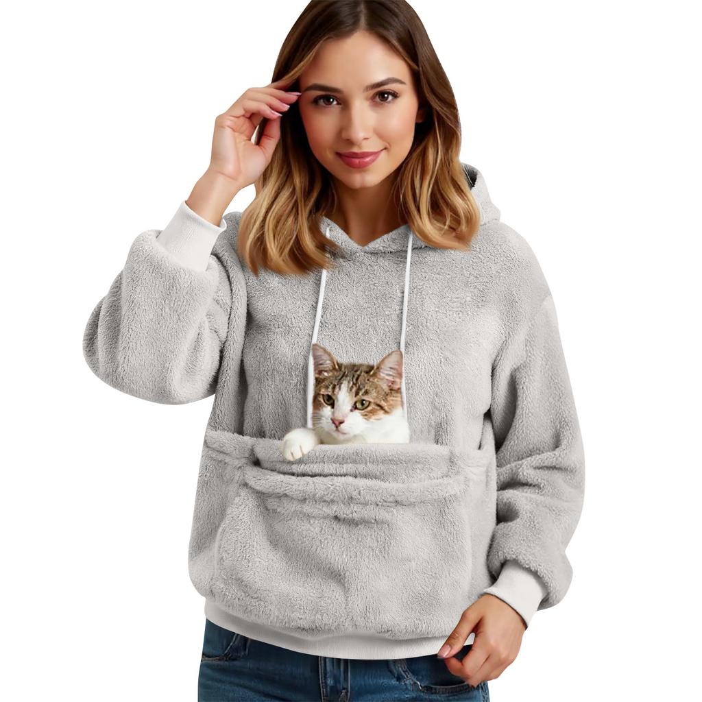 Women's Fashion Solid Color Long Sleeve Casual L Stand Collar Pullover Top