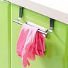 Bathroom Kitchen Cabinet Over Door Hanging Stainless Steel Towel Rack Holder Hanger