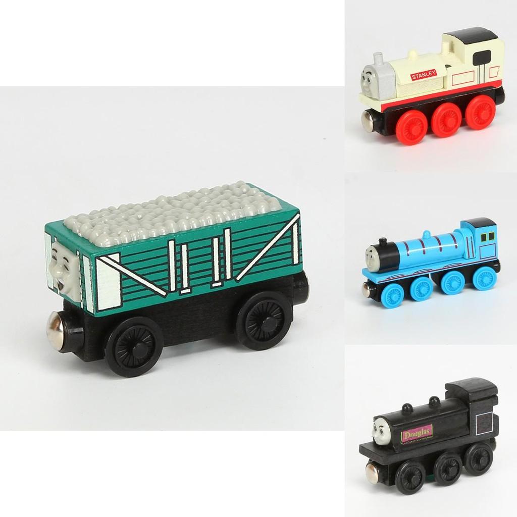 Colorful Wooden Magnetic Train Set For Kids With Interactive Push-pull Features