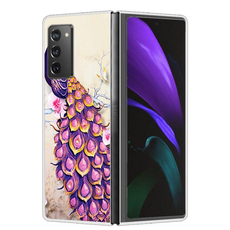 For Samsung Galaxy Z Fold2 Fold4 Fold5 Case Shockproof Hard Plastic PC Back Cover For Samsung Galaxy Z Fold 3 5 4 5G Phone Cases