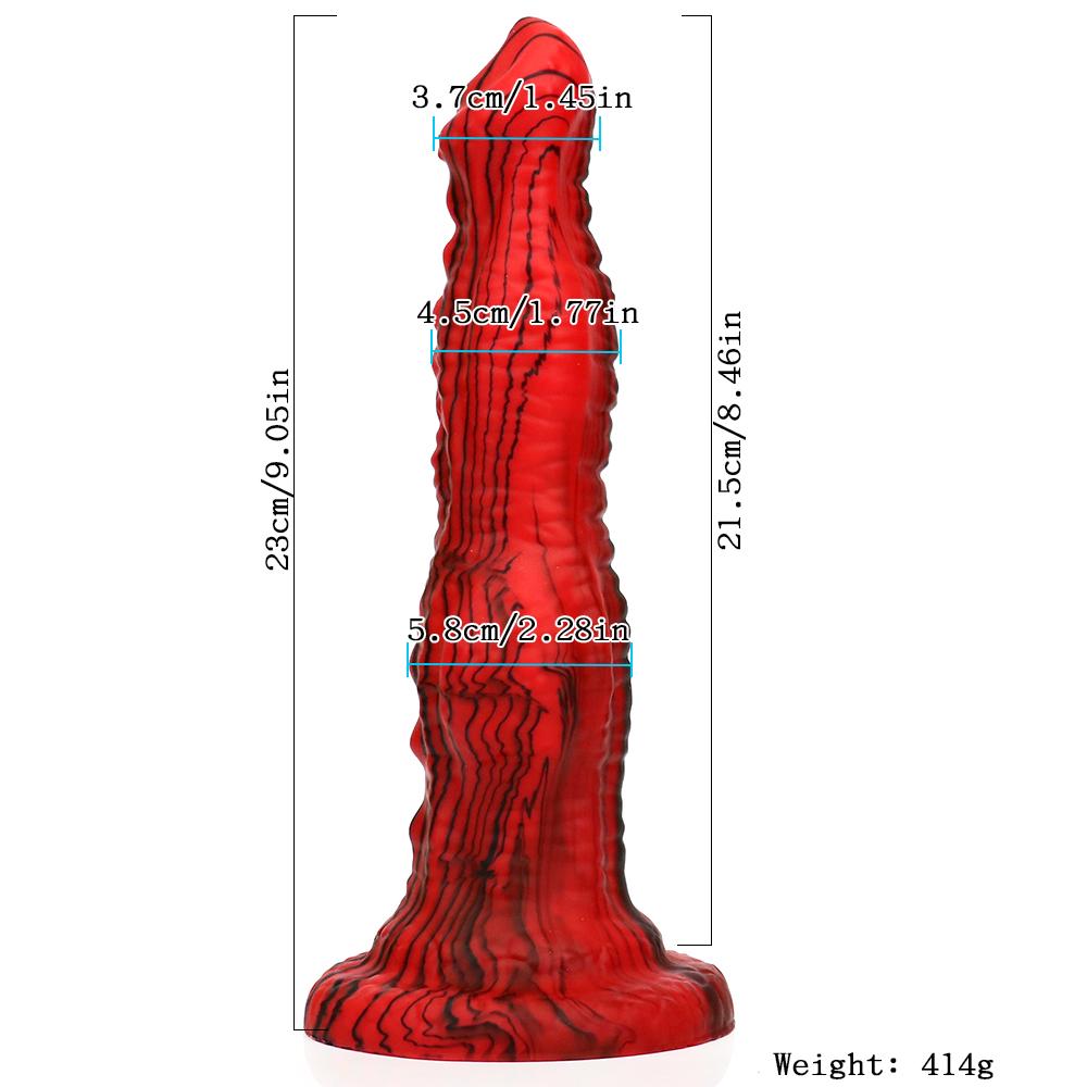 MoDi  Silicone  Design Dildos With Sucker Penis Sex Toys For Women Clit Stimulate Long Anal Plug