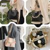 New Fashion Women's Shoulder Bag Large Capacity Ribbon Chain Bucket Bag Crossbody Bag Daily Commuting