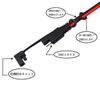 CERRXIAN Alligator Clip To SAE Connector Extension Cable, Alligator Clip Quick Disconnect Cable, Solar