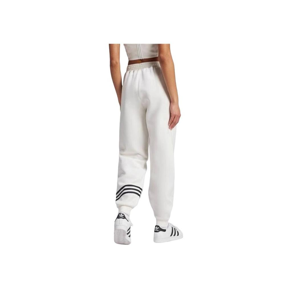 adidas Originals Elastic Waist Mid-Rise Cuffed Casual Pants Women Bottoms IX9878