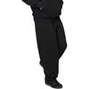 Loose Fit High Waist Knit Sports Pants Men Bottoms Black 473715-09