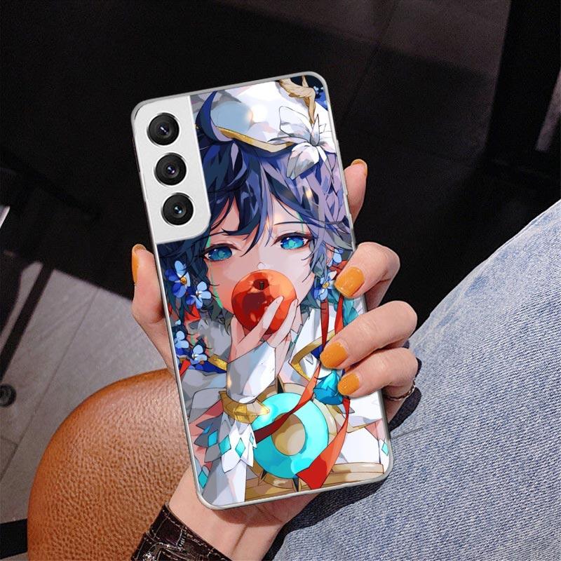 Genshin Impact Raiden Shogun Baal Phone Case For Samsung Galaxy S24 S25 Edge S26 Ultra S23 S22 S21 Plus S20 FE + Personalized Pr