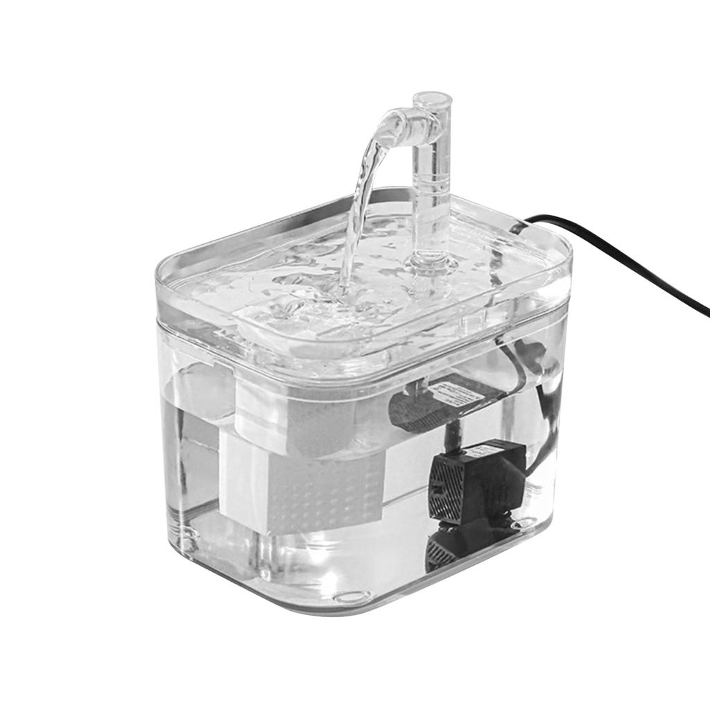 2L Capacity Pet Drinking Machine Automatic Circulation Filter Silent Automatic Water Feeder