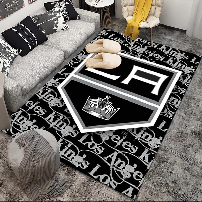 Angeles King Crest Bereichsteppich Geeignet für Innen und Außen, Teppiche für Küchen, Häuser, Büros, Wohnzimmer, Heimdekoration, Weihnachtsgeschenk