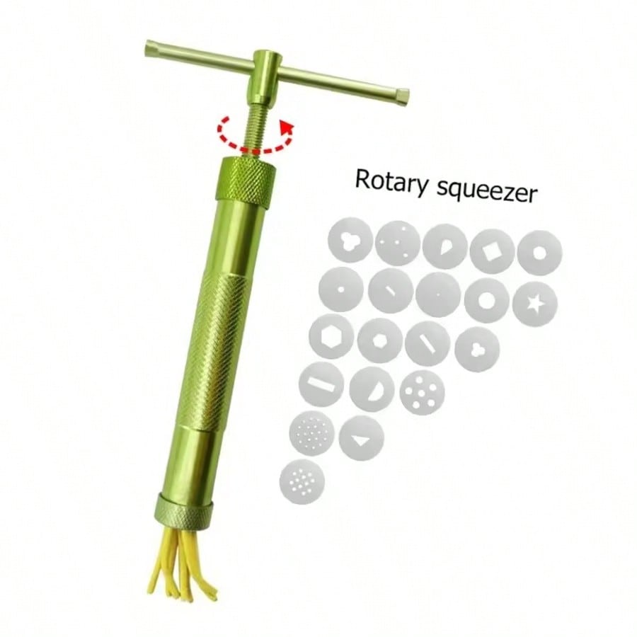 Extrudery hlíny Extruder z hliněné cukrové pasty Sochařský kulomet Fondant Dort Sochařství Polymerová hlína Nástroje Nástroje na zdobení dortů