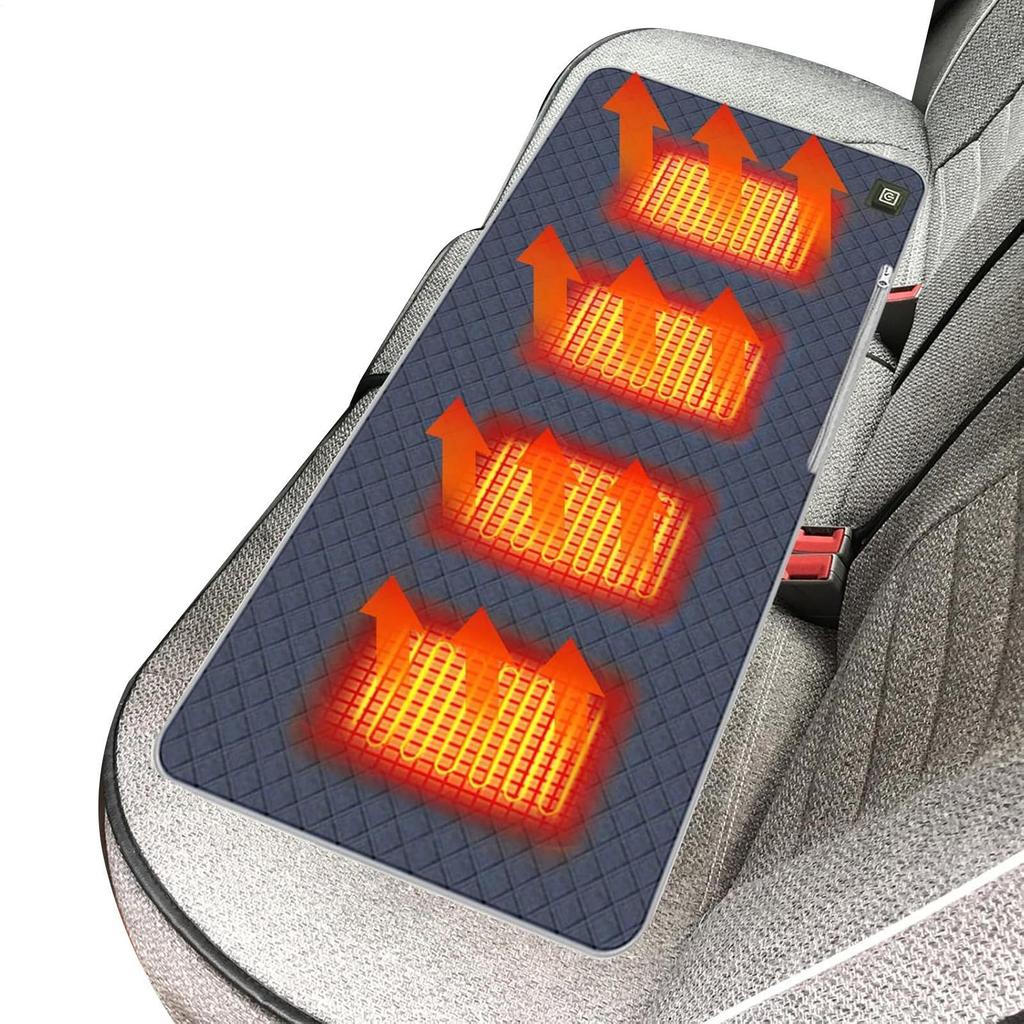 3-speed Heating Chair Heating Pad USB Powered Cordless Portable Camping Seat Warmer Heating Pad For Home Office Outdoor