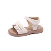 2026New sandals for girls, solid color casual baby shoes, children's comfortable beach shoes, breathable sandals