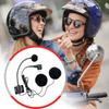 Helmet Microphone Speaker | Half Face Helmet Speaker, Waterproof Type-C Connectivity Noise Reducing Headphones with Mic for Streaming Studio Video