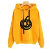2025 Autumn and Winter New Halloween Pumpkin Fun Pattern Print Long Sleeve Pullover Hooded Sweater