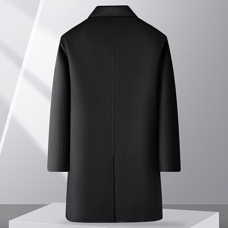 FAPAI Men's Yak Wool Double-Faced Overcoat